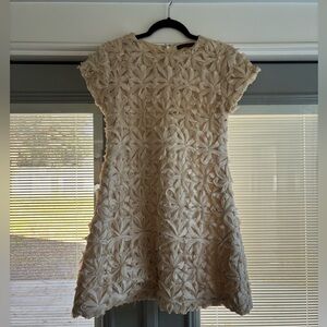 Elegant Cream Mini Dress